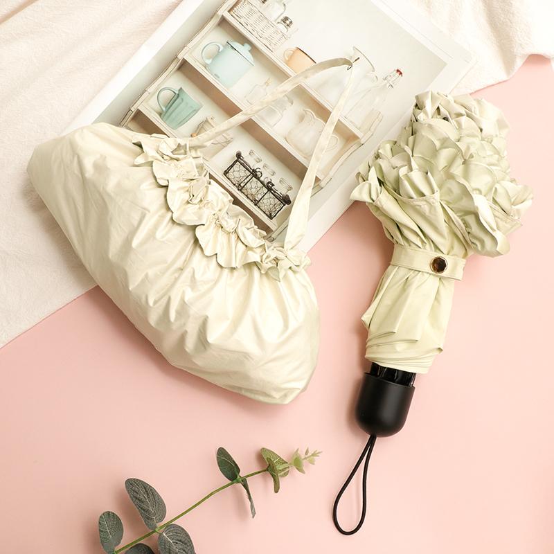 

Portable Fre Sle Five Umbrella Lace Sunscreen Umbrella For Sunny And Rainy Days Uv Protection Sunade