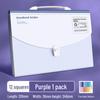 A4 Handheld Accordion Multi-Layer Folder: Large Capacity Document and Test Paper Storage Bag.