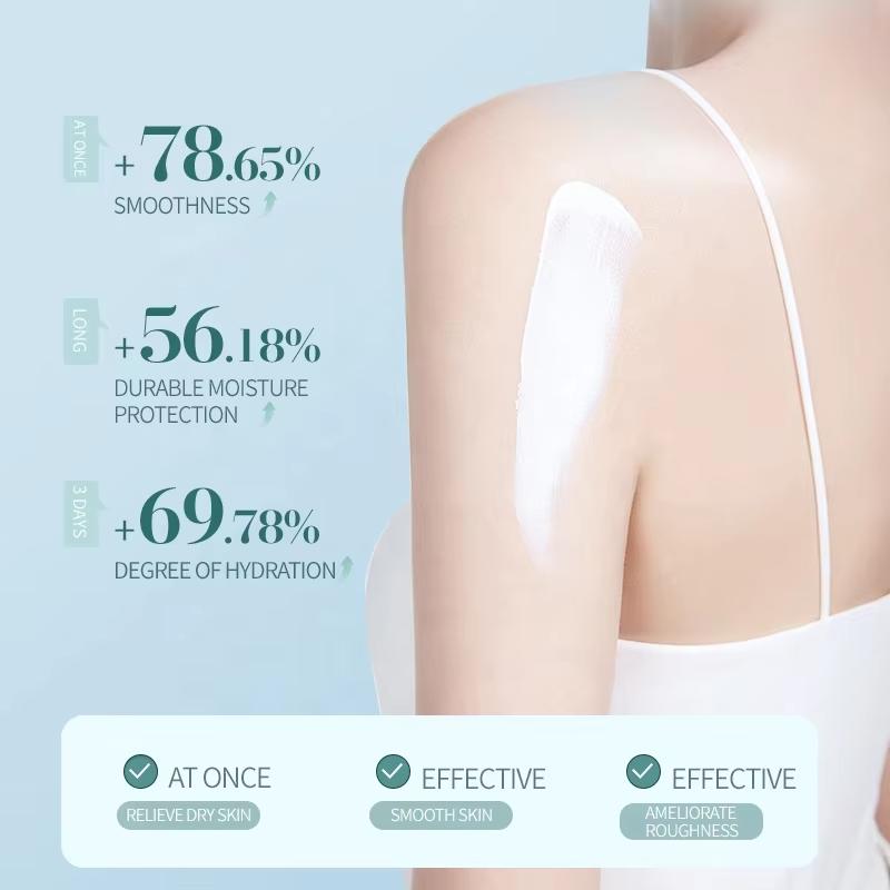 Mleczny balsam do ciała Kojący i nawilżający skórę ciała Zawiera bogate białko mleczne i skwalan do suchej skóry Mleczko do ciała do pielęgnacji szorstkiej skóry