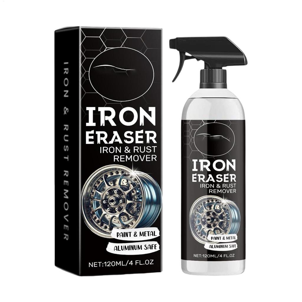 111ml Car Rust Remover Spray cleaning metal iron powder rust remove for Wheel Rims exhaust pipe Fast-Acting Iron Oxidation