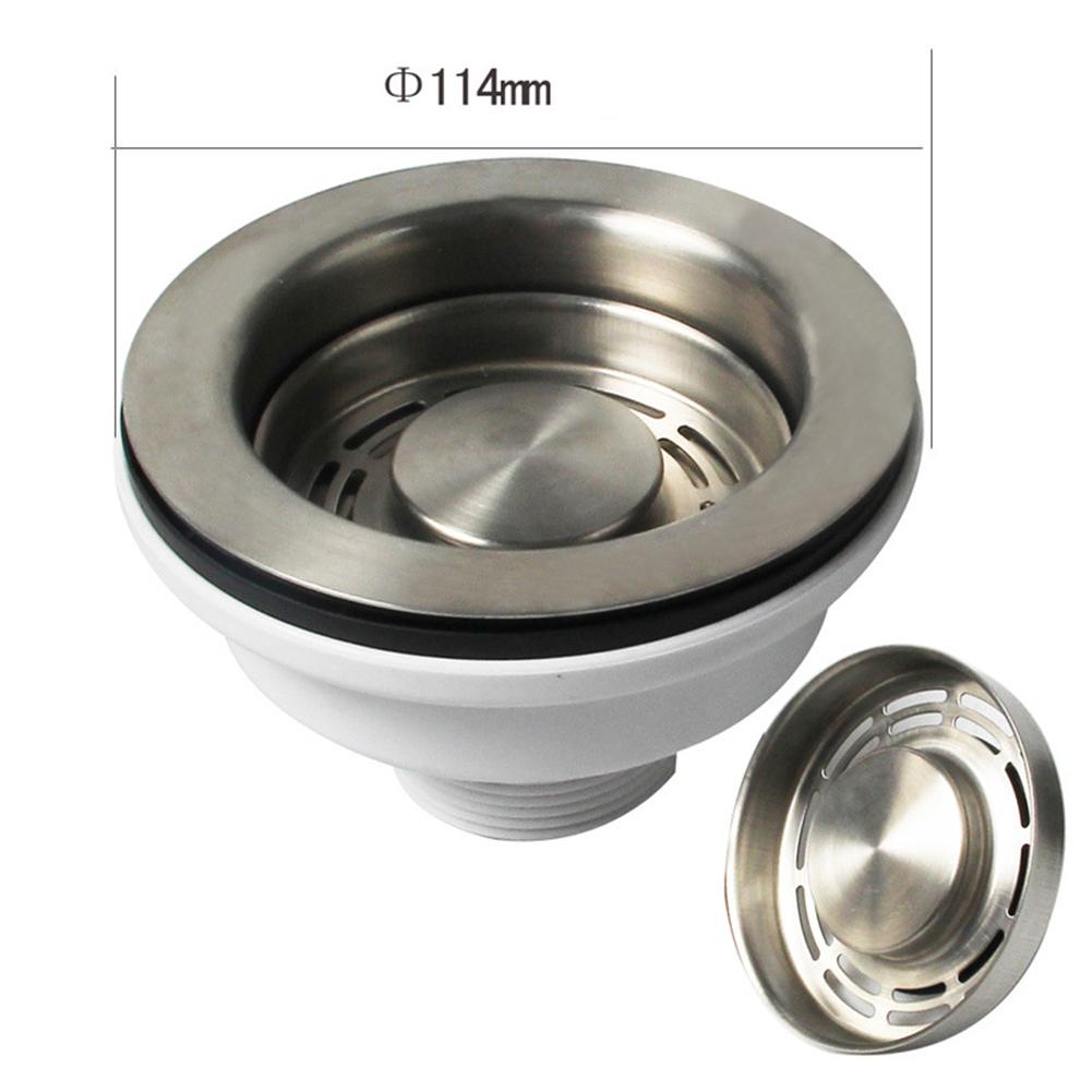 Ablauf kompatibel 114 mm Ablauf Sieb täglicher Gebrauch Heimküche anpassungsfähiges Design langlebig einfache Installation
