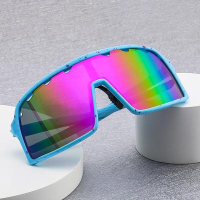 Nuovi occhiali da equitazione colorati per biciclette transfrontalieri Occhiali da sole congiunti per gli sport all'aria aperta in Europa e America