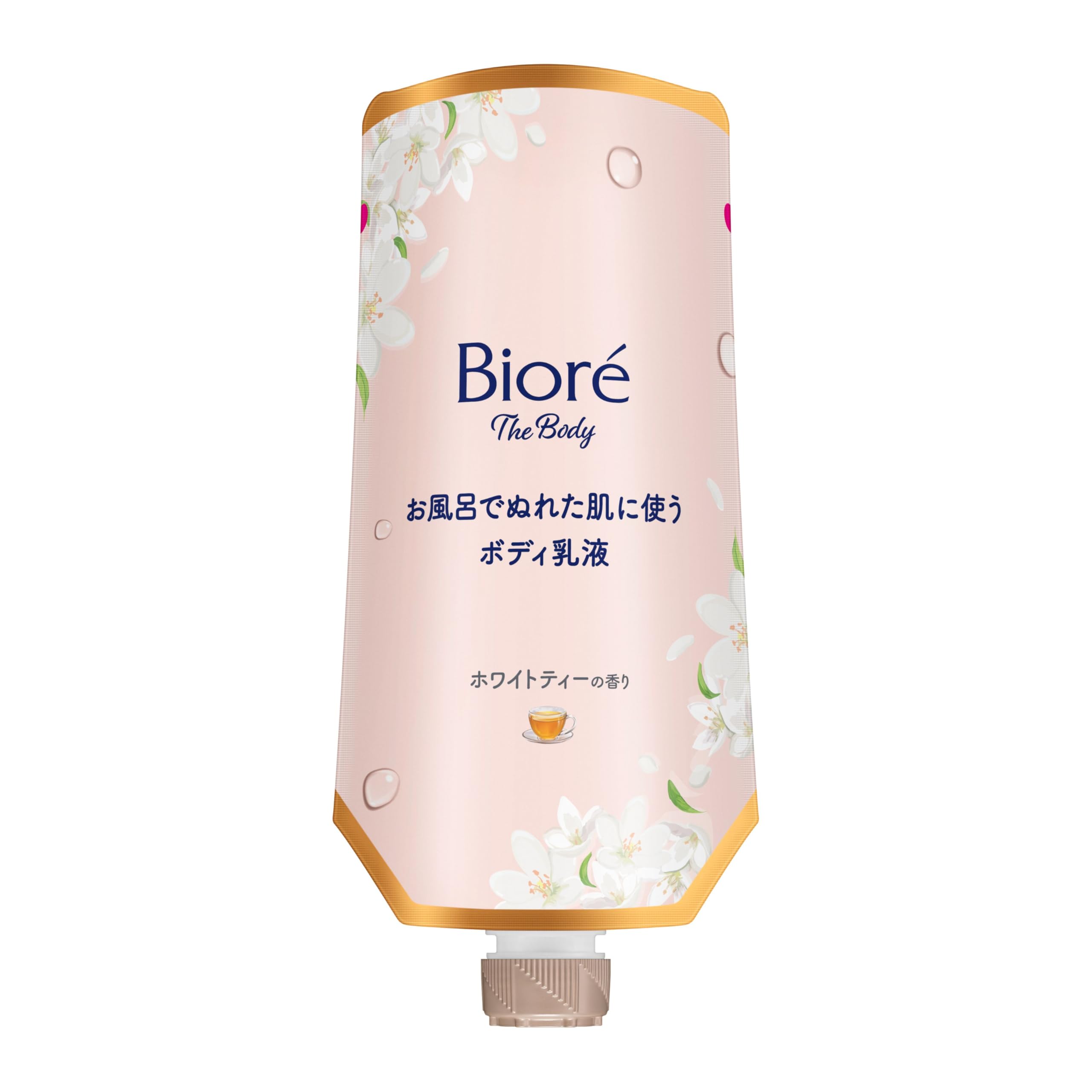 

Biore the Body Body Lotion for Wet Skin in the Moisturizing White Tea Hanging 285ml Bath, Scent, Pack, белый
