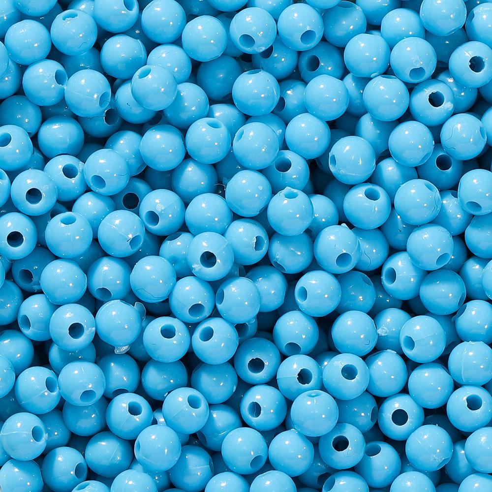 10g/lot 4mm Multicolor Acrylic Round Shape Loose Spacer Beads for Diy Handmade Necklace Earring Jewelry Making Accessories