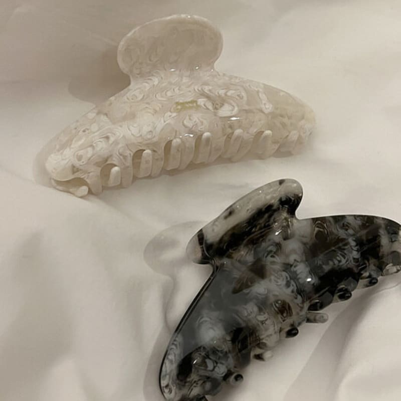 

mosxe Hoowa hair-clip (2color) black