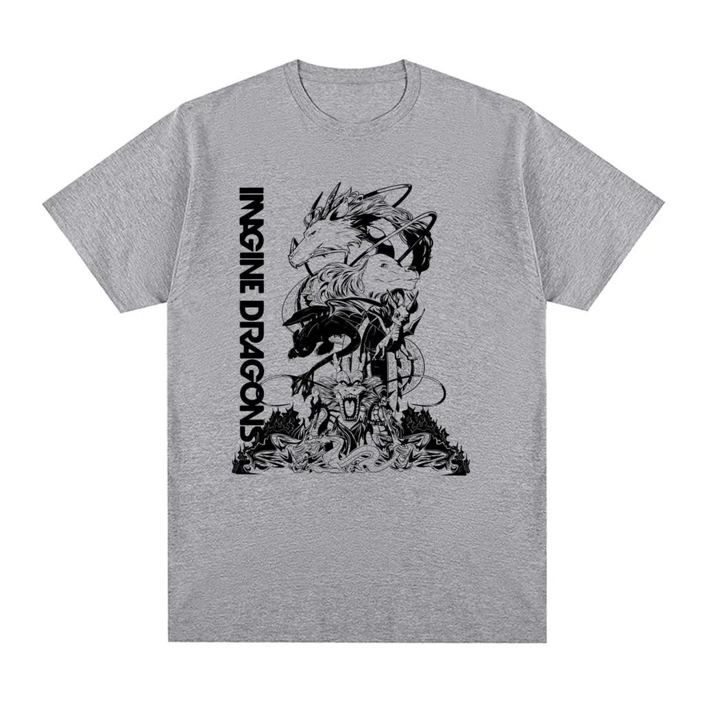 Imagine Dragons Vintage T-shirt Cotton Boyfriend Cool Fashionable Harajuku Men T Shirt New Tee Tshirt Womens Tops