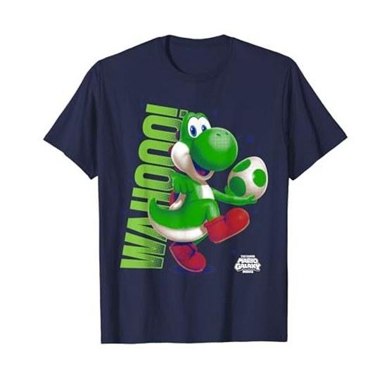 Super Mario Galaxy Movie Action Yoshi T-Shirt
