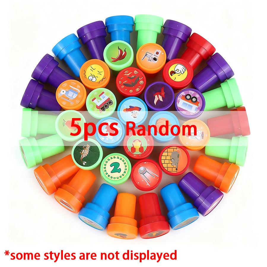 

5/10pcs Cartoon Seal Cute Animal Vegetables Fruits Creative Commendation Seal Study Handicraft Diary Decoration Supplies XJM
