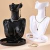Practical Necklace Display Rack Mannequin Holder for Exhibitions and Collections