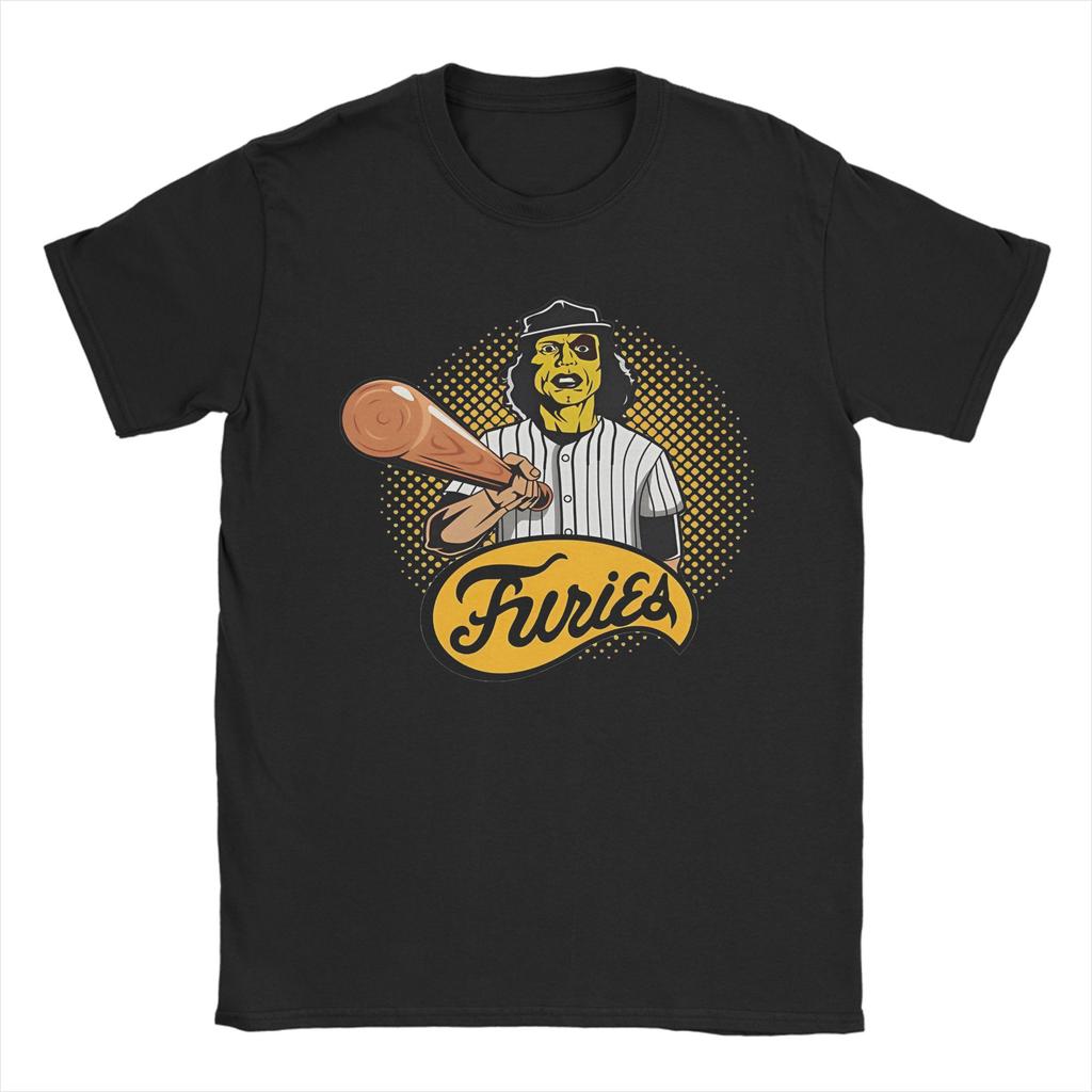 Funny Baseball Furies Scary T Shirt Men Cotton Short Sleeve The Warriors Round Neck Summer Top Tee