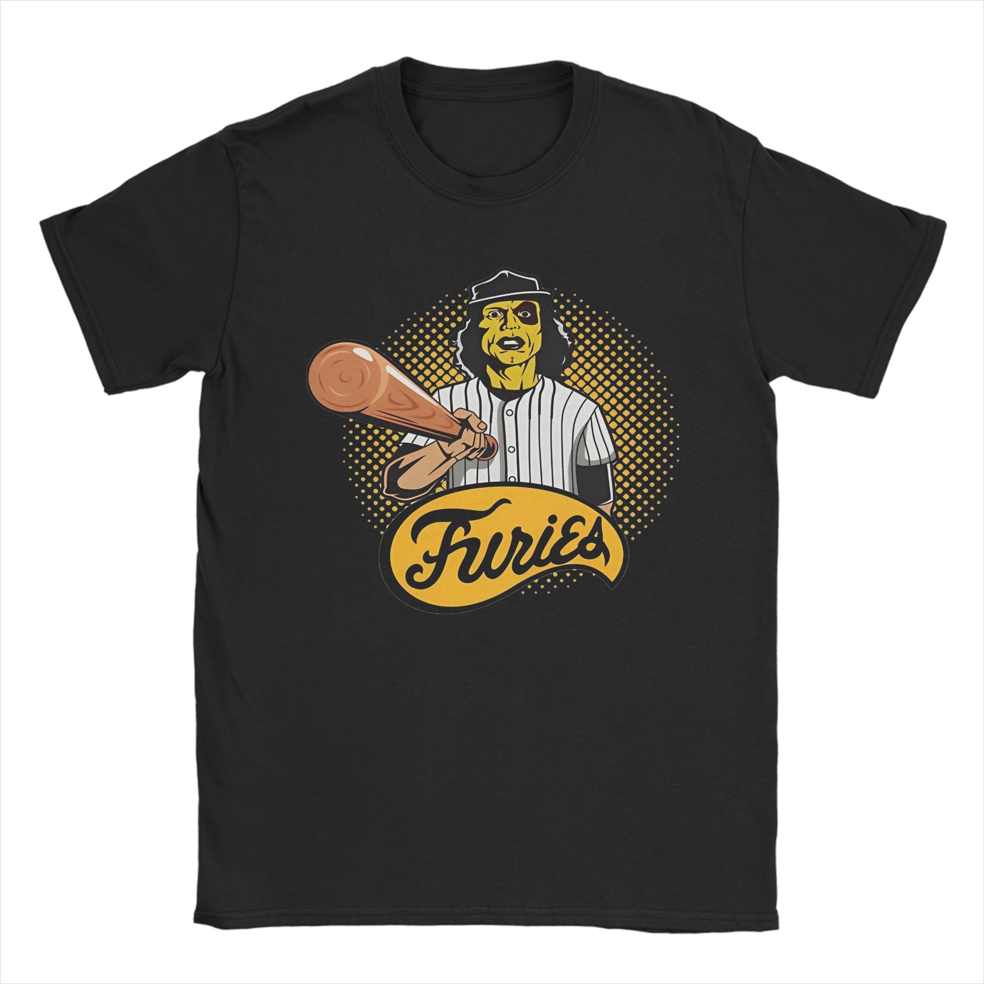 

The Warriors Movie T-Shirt Unisex 100%Cotton Clothing Novelty The Baseball Furies Round Neck Short Sleeve L