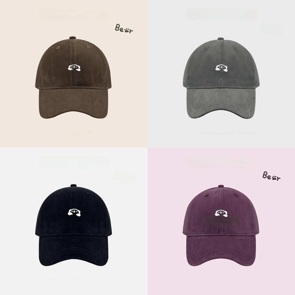 Cotton Embroidered Baseball Cap For Women Men Sun Shade Sun Protection Casual Outdoor