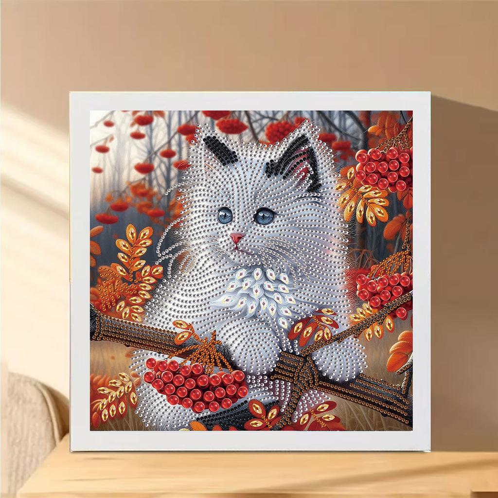 5D Shaped Diamond Painting DIY Framed Decorative Artwork Living Room Display Stand Ornament Home Decor