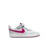 Nike Court Borough Leather Low top Skateboard Shoes Gray Pink Kids' BQ5451-015