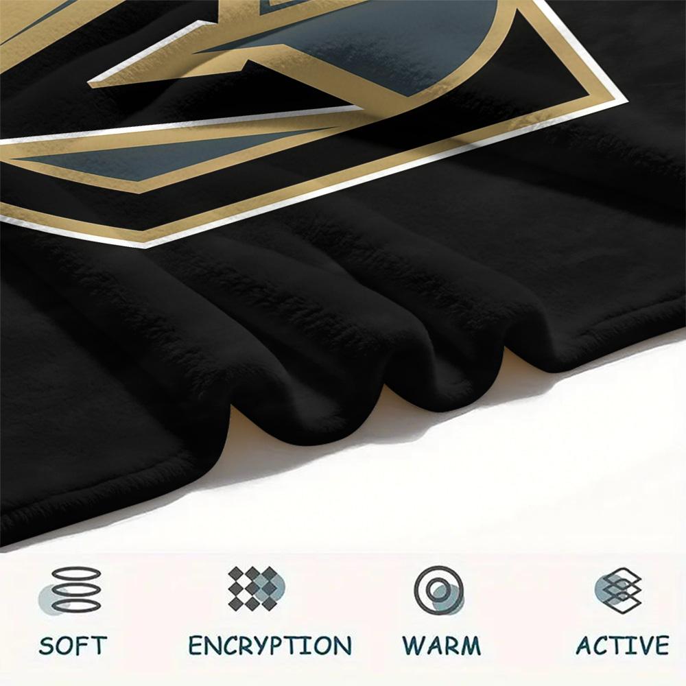 Vegas Golden Knights2 Flannel Blanket, High quality Comfortable for All Seasons, Home Decor, Warmth and Comfort