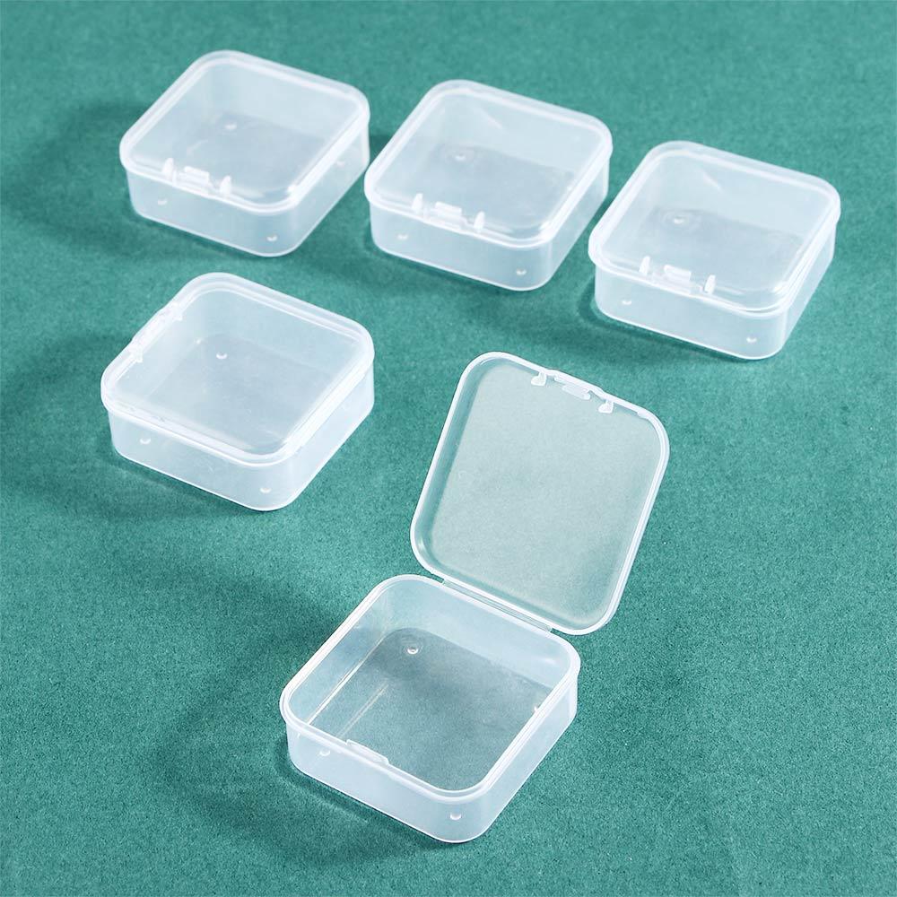Korean Displays Box Transparent Finishing Container Rings Case Organizer Jewelry Storage Packaging