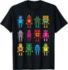 Maglietta Robot Divertente Robot Tecnologia T-Shirt