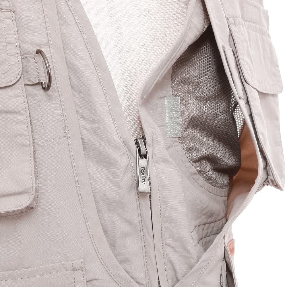 Foxfire Supplex Guide Vest Size M Men's II, Khaki, (5610055)