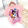 Kpop Childrens T Shirt Cartoon Graphic Short Sleeve Summer Comfortable Top Funny Gift for Fans Harajuku TShirts Girls Clothes