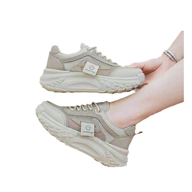 Fashion mesh platform women's new spring and summer dad shoes women's breathable versatile leisure sports