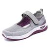 Shoes summer women's new temu light and shallow mouth Velcro mother shoes women's shoes soft soles are not tired