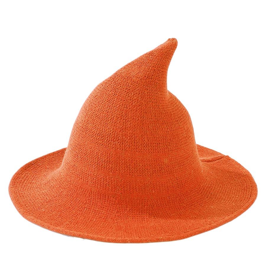 Women Hats Halloween Caps Witch Hat Magician Witch Hat Wool Wizard Hat