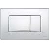 Flush Button Schwab Aplite Eco Duo Matte Chrome 257427