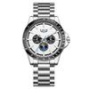 LIGE Top brand luxury watches mens Business Luminous Calendar Men's watches Moon phase Waterproof quartz watches for men reloj