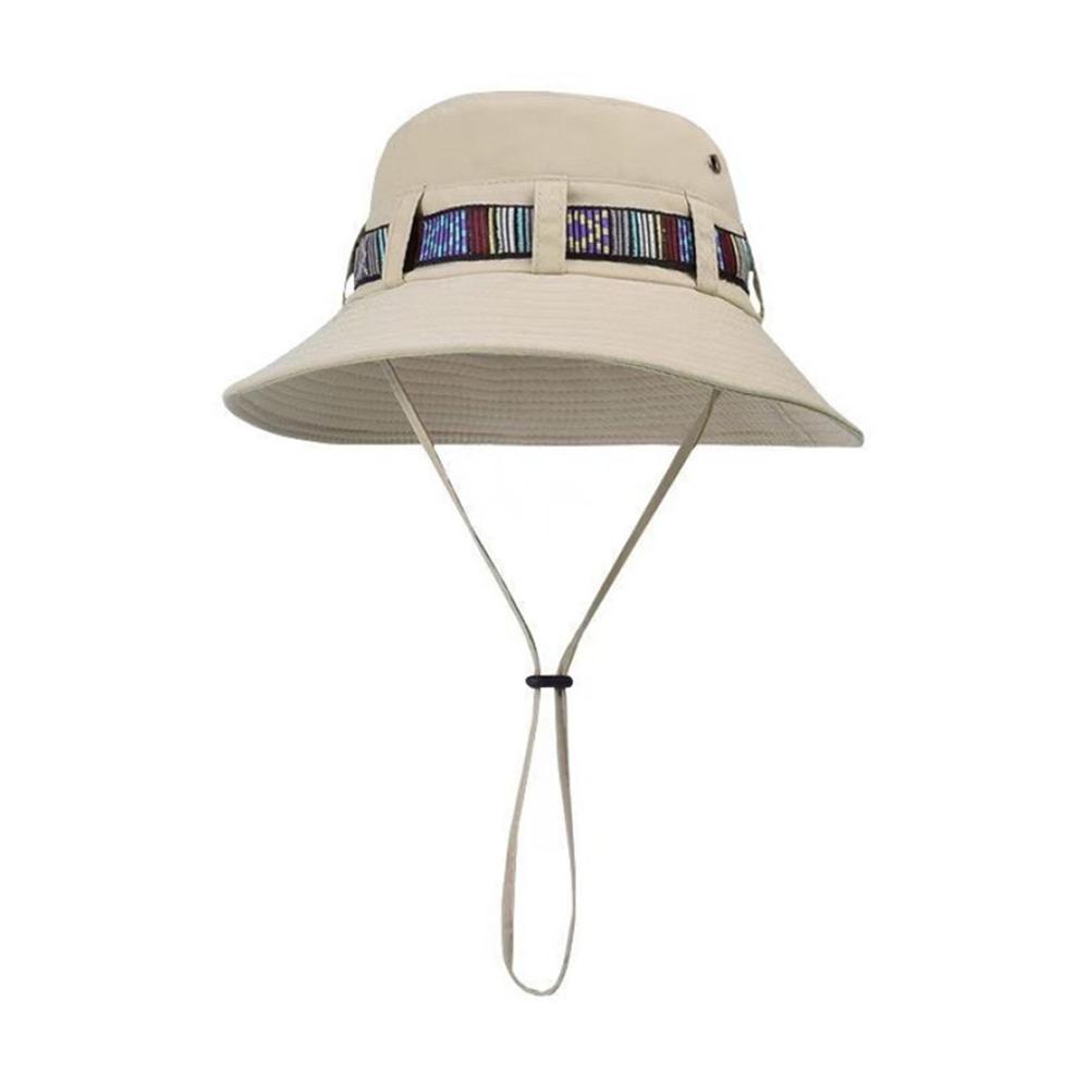 Summer Men Bucket Hat Outdoor Uv Protection Wide Brim Panama Hunting Hiking Hat Adjustable Mesh Fisherman Hat Women Beach Cap