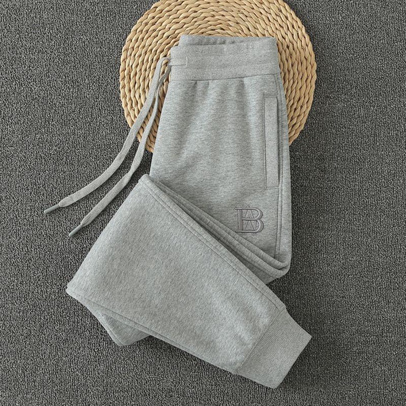 

Железо-серые зимние повседневные женские утолщенные спортивные штаны с завязками на щиколотках Light gray(Fleece-lined paragraph) L code pants