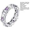 Ring Shiny Crossed Ladies Crossover Two-tone Zircons Ring Party Supply