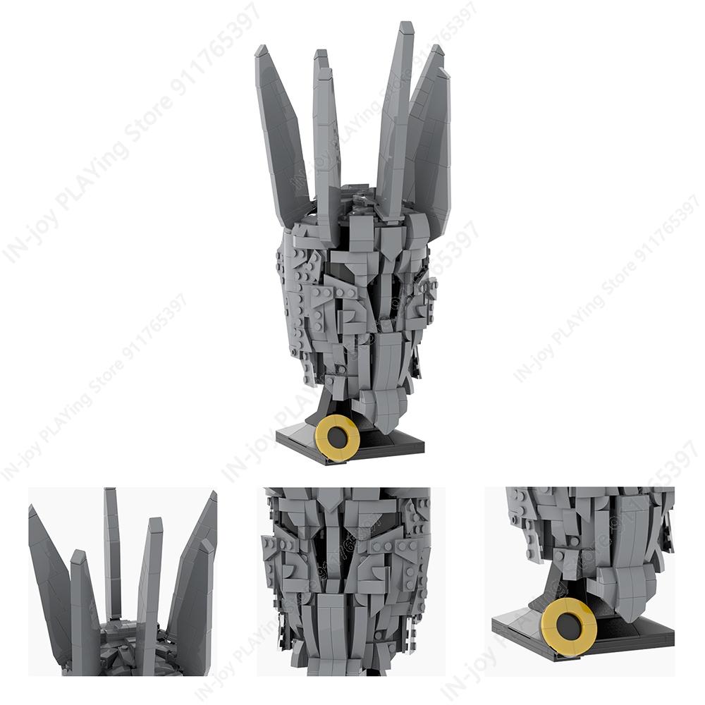 MOOXI Movie Game Scene Spaceship Gun Vehicle Model MOC Brick DIY Assembled Building Blocks Collection Toy Children Birthday Gift