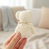 Luxury Velvet Bear Towel Plush Texture Kids Hand Towel Soft Absorbent for Hotel Guest Bathroom Use