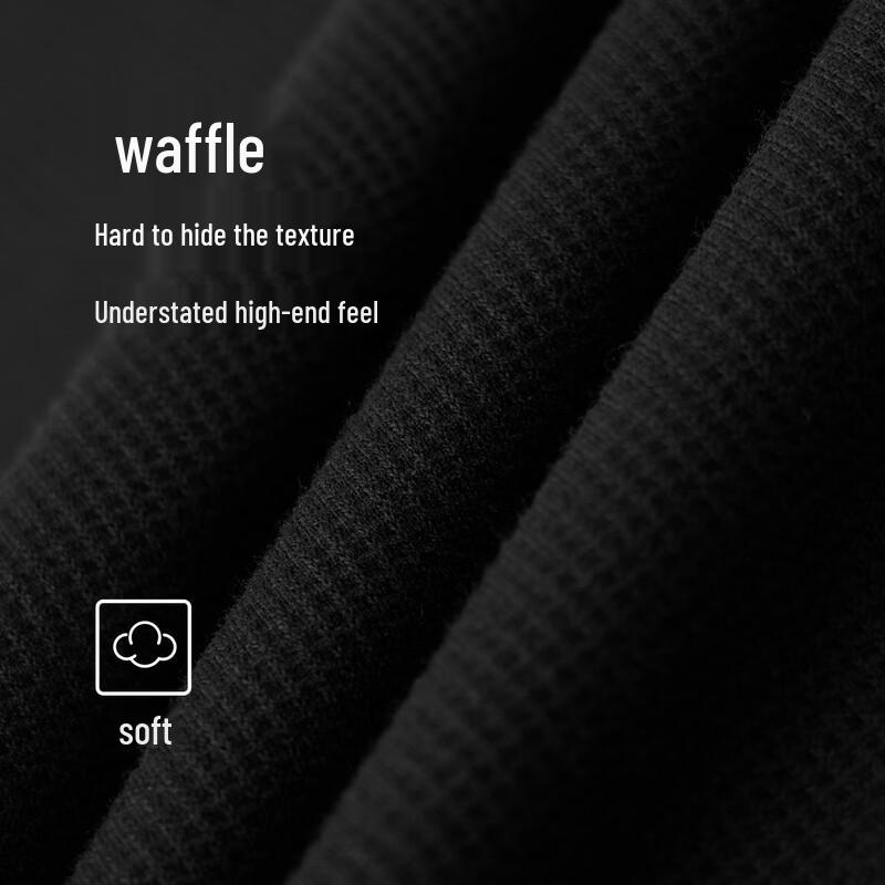 Navigare Men's Antibacterial Warm Waffle Half-Zip Sweatshirt