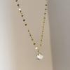 Women Necklace Luxurious High-end Shiny Rhinestone Geometric Neck Chain Female Jewelry