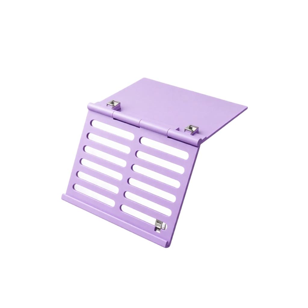 Foldable Mahjong Tile Holder Stand Adjustable Slotted Game Card Rack Organizer for Tabletop Use Durable Plastic Material Compact Design