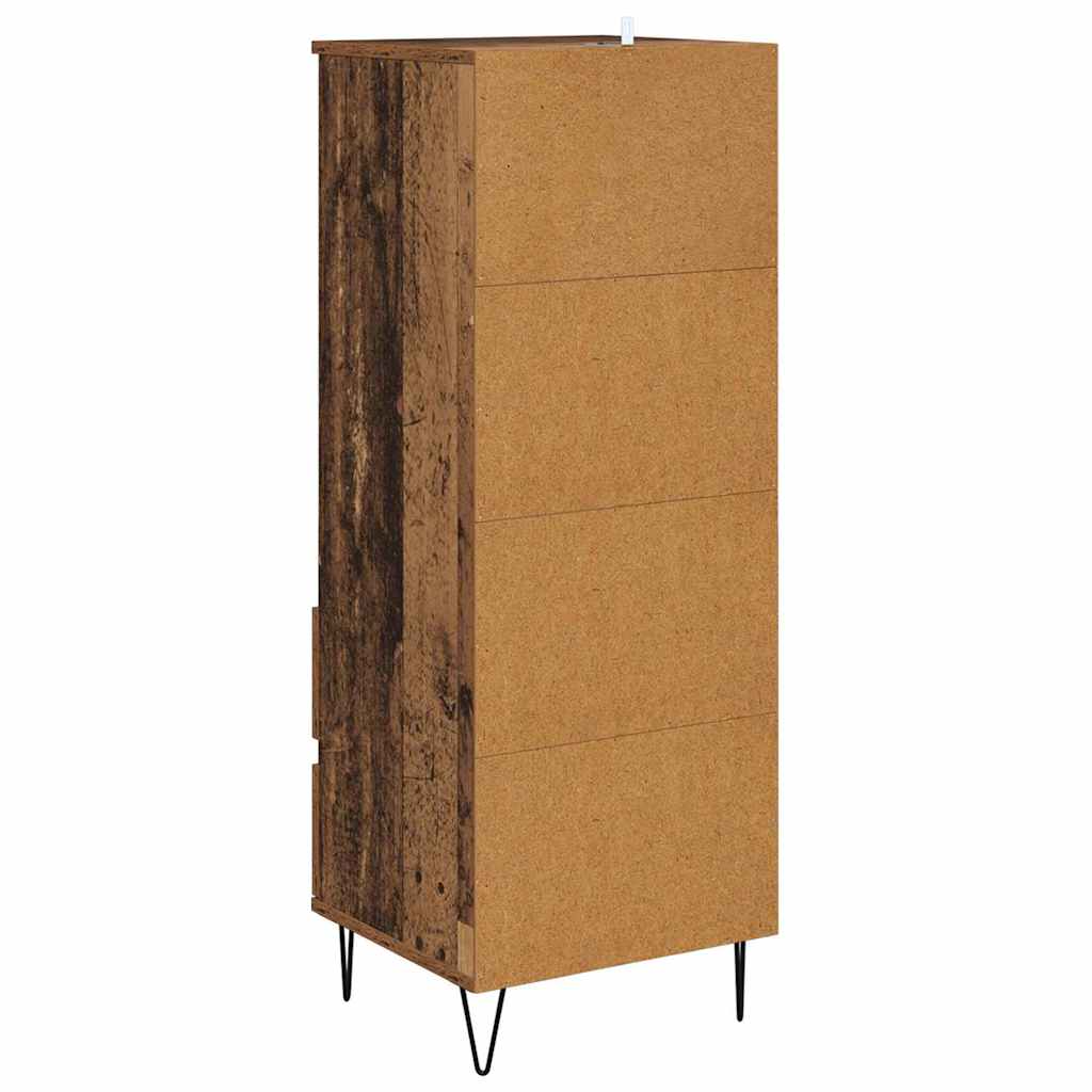 Highboard with Drawers Reclaimed Wood Look 40 x 36 x 110 cm Engineered Wood