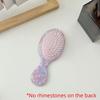 Scalp Massage Airbag Comb Rhinestones Hair Styling Tool Sweet Acetate Air Cushion Comb  Hair Care