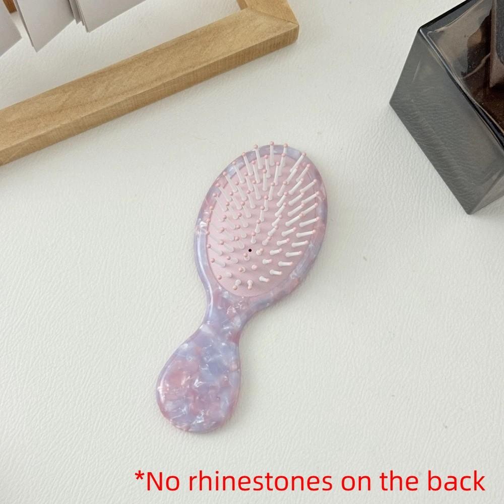 Scalp Massage Airbag Comb Rhinestones Hair Styling Tool Sweet Acetate Air Cushion Comb Hair Care