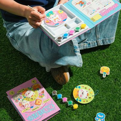 1 juego de pintura para rascar con arcoíris para hacer tú mismo, con pinturas, bolígrafos, raspadores y pegatinas