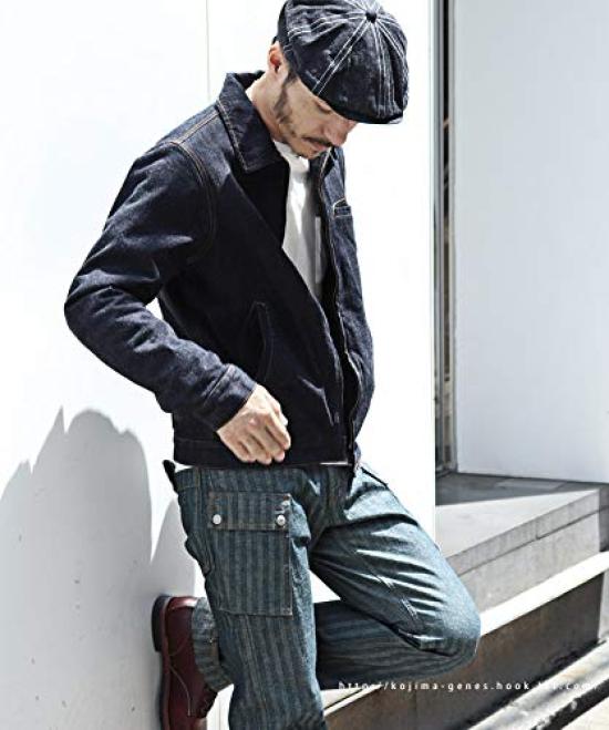 Kojima Jeans Herringbone Cargo Size 36 Men's Pants,