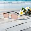 1pc Frameless Blue Light Blocking Glasses for Men & Women Perfect for Driving Parties Holidays
