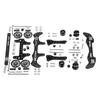1 Set MA/AR Chassis Modification Spare Parts Set Kit with FRP Part for Tamiya Mini 4WD RC Car Model Parts Accessories