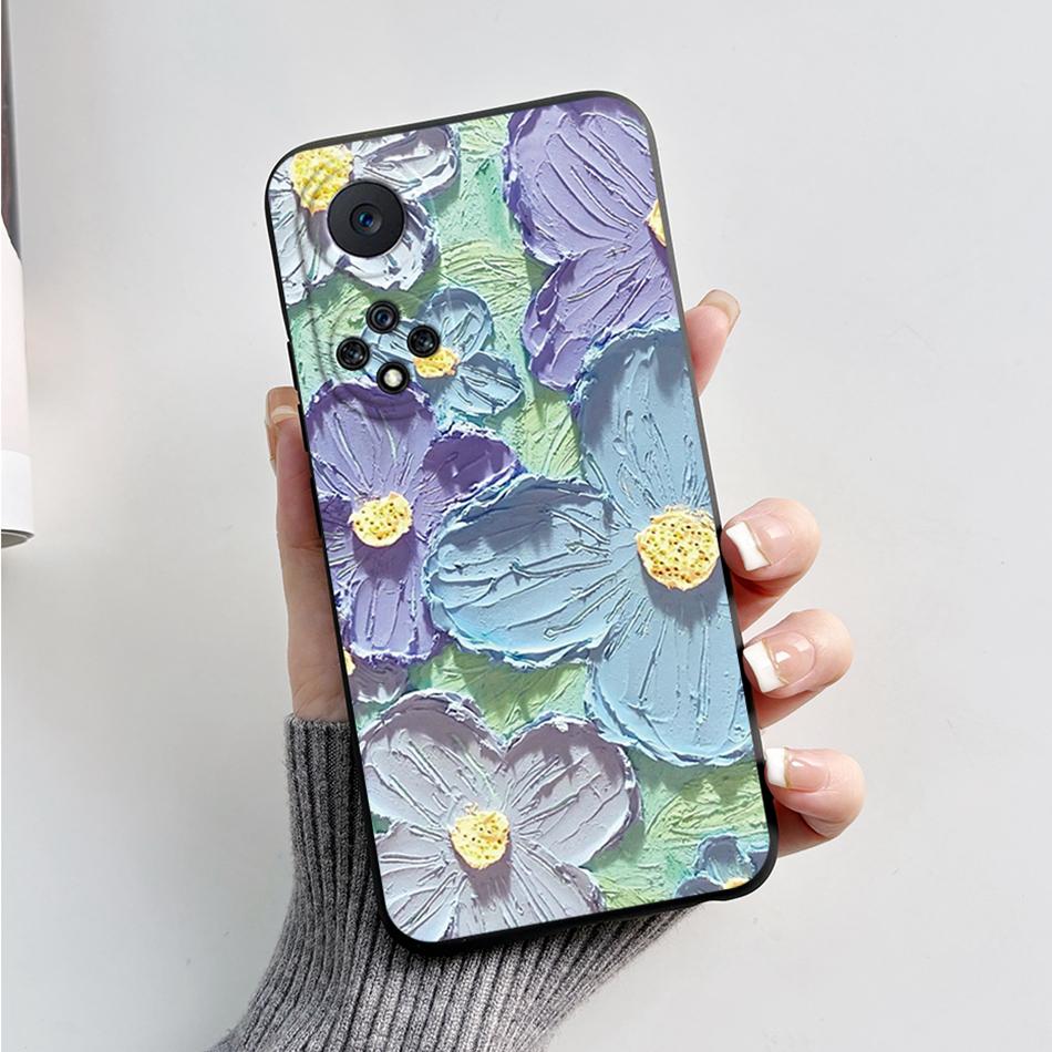 Funda For Honor 50 Capa Huawei Nova 9 Phone Case Soft Silicone Cute Cat Bear Cartoons Back Cover For Nova9 Honor50 Coque Bumper