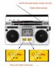 Retro Cassette Player & FM Bluetooth Speaker - Nostalgic Stereo Recorder for Outdoors