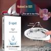 Q-Point Ultra-Thin Nude Feel Condoms with Hyaluronic Acid and Large Particles for Men