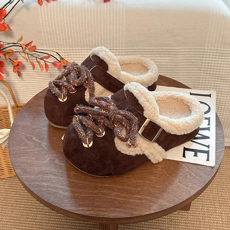 

Женские зимние легкие теплые утепленные сноубутсы на толстой подошве, нескользящие, износостойкие, повседневные кроссовки, хлопковые ботинки, меховая обувь 40 темно-коричневого