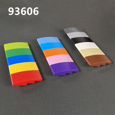 Bloc de construcție cu particule mici 93606 2X4 Cărămidă cu suprafață curbată Pantă Piese Accesorii Jucărie Asamblare și Asamblare