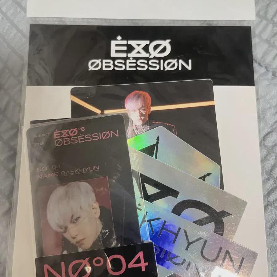 

EXO Одержимость Бэкхён ID-карта + Набор декоративных наклеек