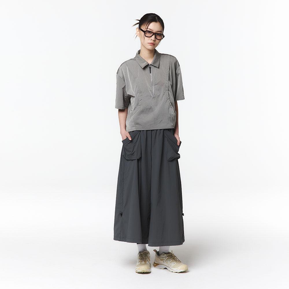OFFROAD Women'S Ff Anorak Shirt (White Gray)_5L41513